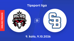 HC´05 TAM Banská Bystrica - HC Slovan Bratislava: ONLINE prenos zo zápasu 9. kola Tipsport ligy.