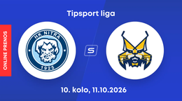 HK Nitra - HK Spišská Nová Ves: ONLINE prenos zo zápasu 10. kola Tipsport ligy.