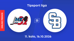 HK 32 Liptovský Mikuláš - HC Slovan Bratislava: ONLINE prenos zo zápasu 11. kola Tipsport ligy.