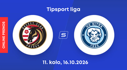 HC Prešov - HK Nitra: ONLINE prenos zo zápasu 11. kola Tipsport ligy.