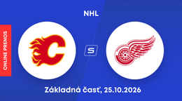 Calgary Flames - Detroit Red Wings: ONLINE prenos zo zápasu NHL.