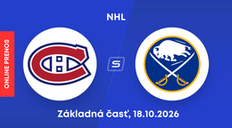 Montreal Canadiens - Buffalo Sabres: ONLINE prenos zo zápasu NHL.