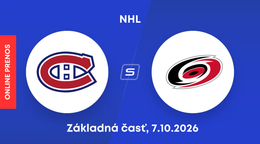 Montreal Canadiens - Carolina Hurricanes: ONLINE prenos zo zápasu NHL.