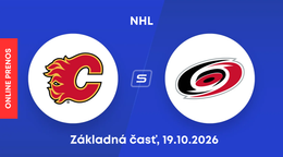 Calgary Flames - Carolina Hurricanes: ONLINE prenos zo zápasu NHL.