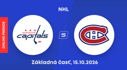Washington Capitals - Montreal Canadiens: ONLINE prenos zo zápasu NHL.