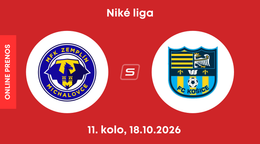 MFK Zemplín Michalovce - FC Košice: ONLINE prenos zo zápasu 11. kola Niké ligy.