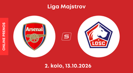 Arsenal FC - Lille OSC: ONLINE prenos zo zápasu 2. kola ligovej fázy Ligy majstrov.
