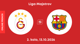 Galatasaray Istanbul - FC Barcelona: ONLINE prenos zo zápasu 2. kola ligovej fázy Ligy majstrov.
