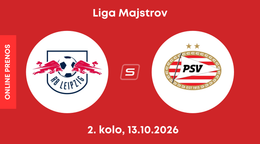 RB Lipsko - PSV Eindhoven: ONLINE prenos zo zápasu 2. kola ligovej fázy Ligy majstrov.