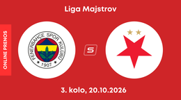 Fenerbahce Istanbul - SK Slavia Praha: ONLINE prenos zo zápasu 3. kola ligovej fázy Ligy majstrov.