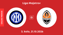 Inter Miláno - Šachtar Doneck: ONLINE prenos zo zápasu 3. kola ligovej fázy Ligy majstrov.