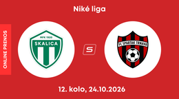 MFK Skalica - FC Spartak Trnava: ONLINE prenos zo zápasu 12. kola Niké ligy.