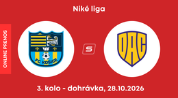 FC Košice - FC DAC Dunajská Streda: ONLINE prenos z dohrávky zápasu 3. kola Niké ligy.