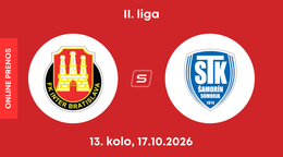 FK Inter Bratislava - FC ŠTK 1914 Šamorín: ONLINE prenos zo zápasu 13. kola II. ligy.