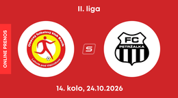 OFK Baník Lehota pod Vtáčnikom - FC Petržalka: ONLINE prenos zo zápasu 14. kola II. ligy.