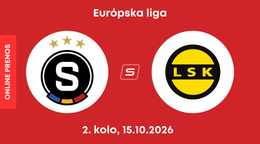 AC Sparta Praha - Lillestrøm SK : ONLINE prenos zo zápasu 2. kola ligovej fázy Európskej ligy.