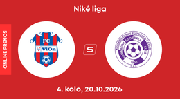 FC ViOn Zlaté Moravce-Vráble - KFC Komárno: ONLINE prenos zo zápasu 4. kola Slovnaft Cupu.