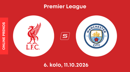 Liverpool FC - Manchester City: ONLINE prenos zo zápasu 6. kola Premier League.