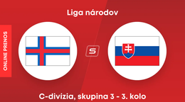 Faerské ostrovy - Slovensko: ONLINE prenos zo zápasu 3. skupiny C-divízie Ligy národov.