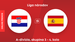 Chorvátsko - Španielsko: ONLINE prenos zo zápasu 3. skupiny A-divízie Ligy národov. 