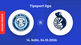 HK Nitra - HK Poprad: ONLINE prenos zo zápasu 14. kola Tipsport ligy.