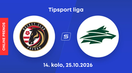 HC Prešov - Vlci Žilina: ONLINE prenos zo zápasu 14. kola Tipsport ligy.