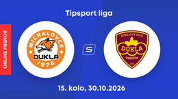 HK Dukla Michalovce -HK Dukla Trenčín: ONLINE prenos zo zápasu 15. kola Tipsport ligy.