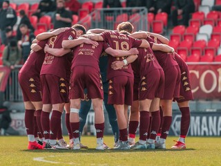 Futbalisti Tatrana Liptovský Mikuláš.