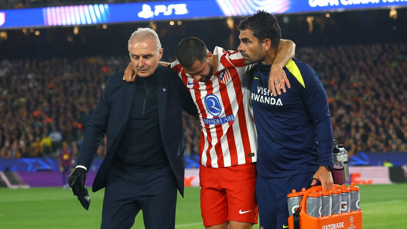 Zranený Dávid Hancko