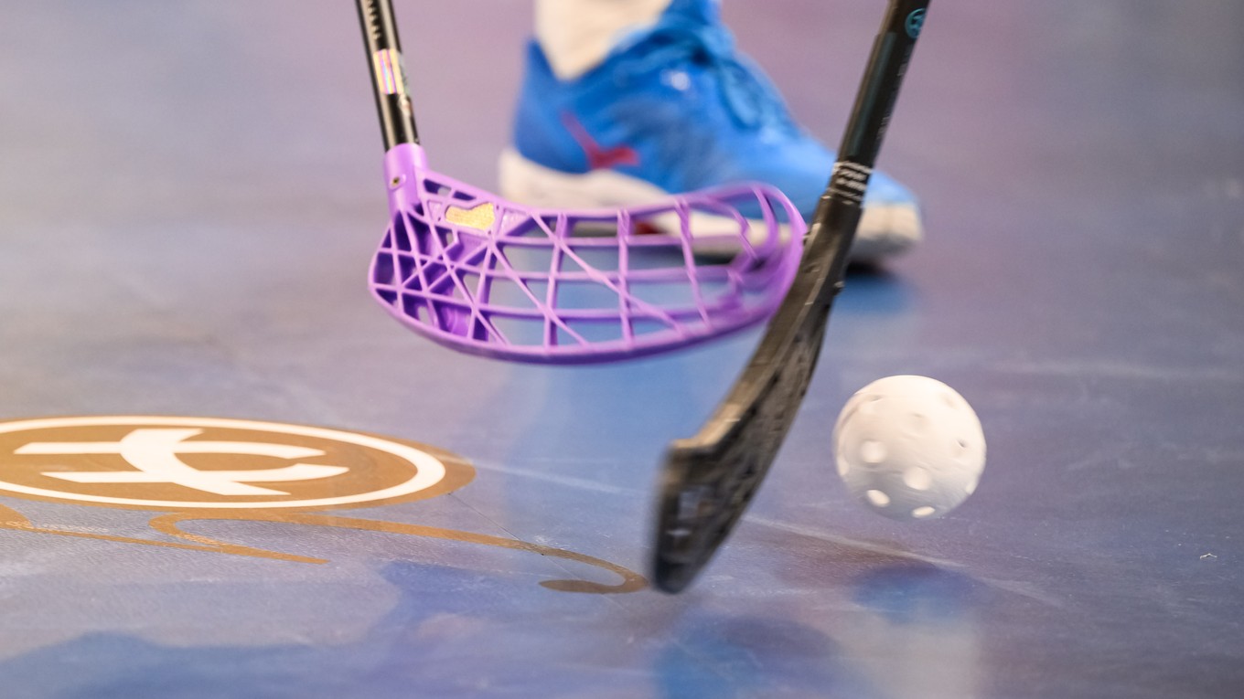 Florbal, ilustračná fotografia.