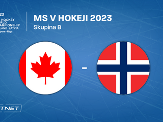 Kanada - Nórsko, ONLINE prenos zo zápasu na MS v hokeji 2023 LIVE.