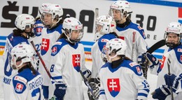 Smutné slovenské hokejistky. 