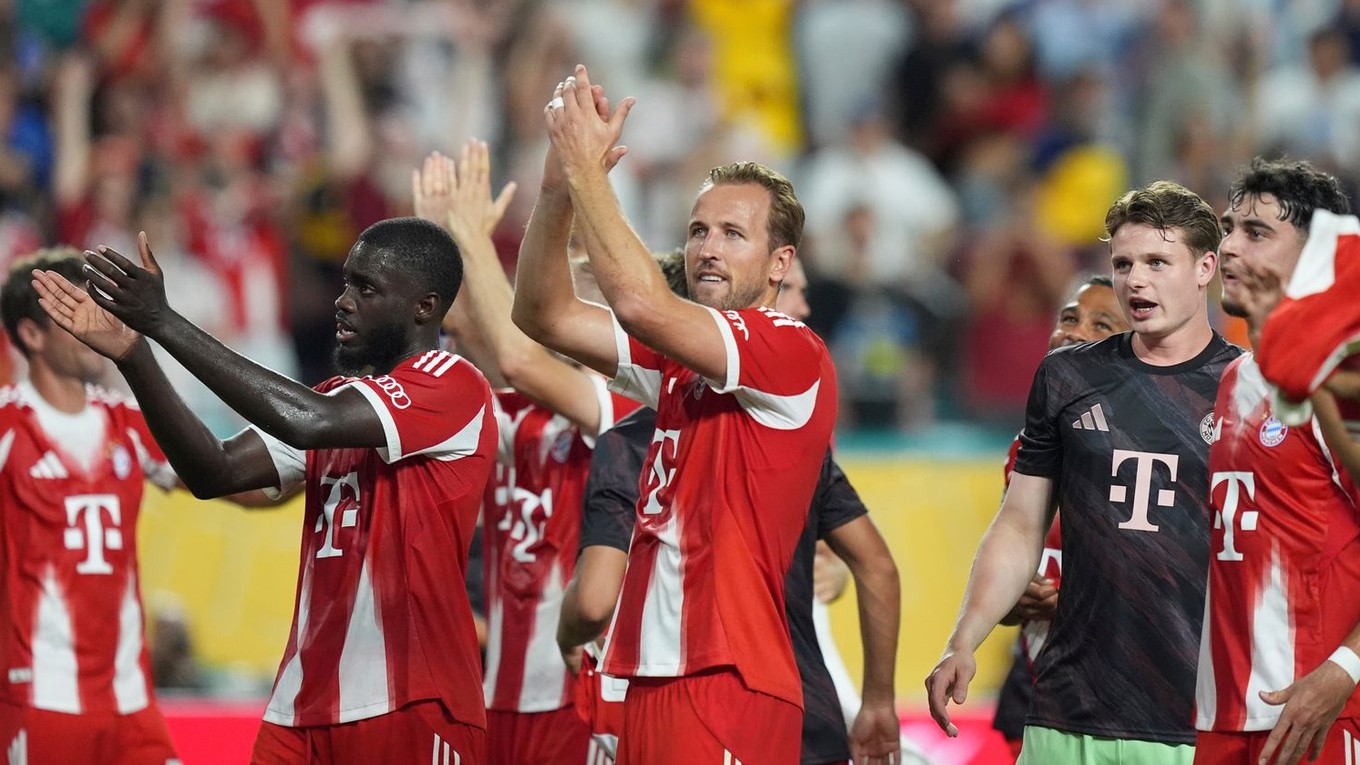 Radosť hráčov Bayernu