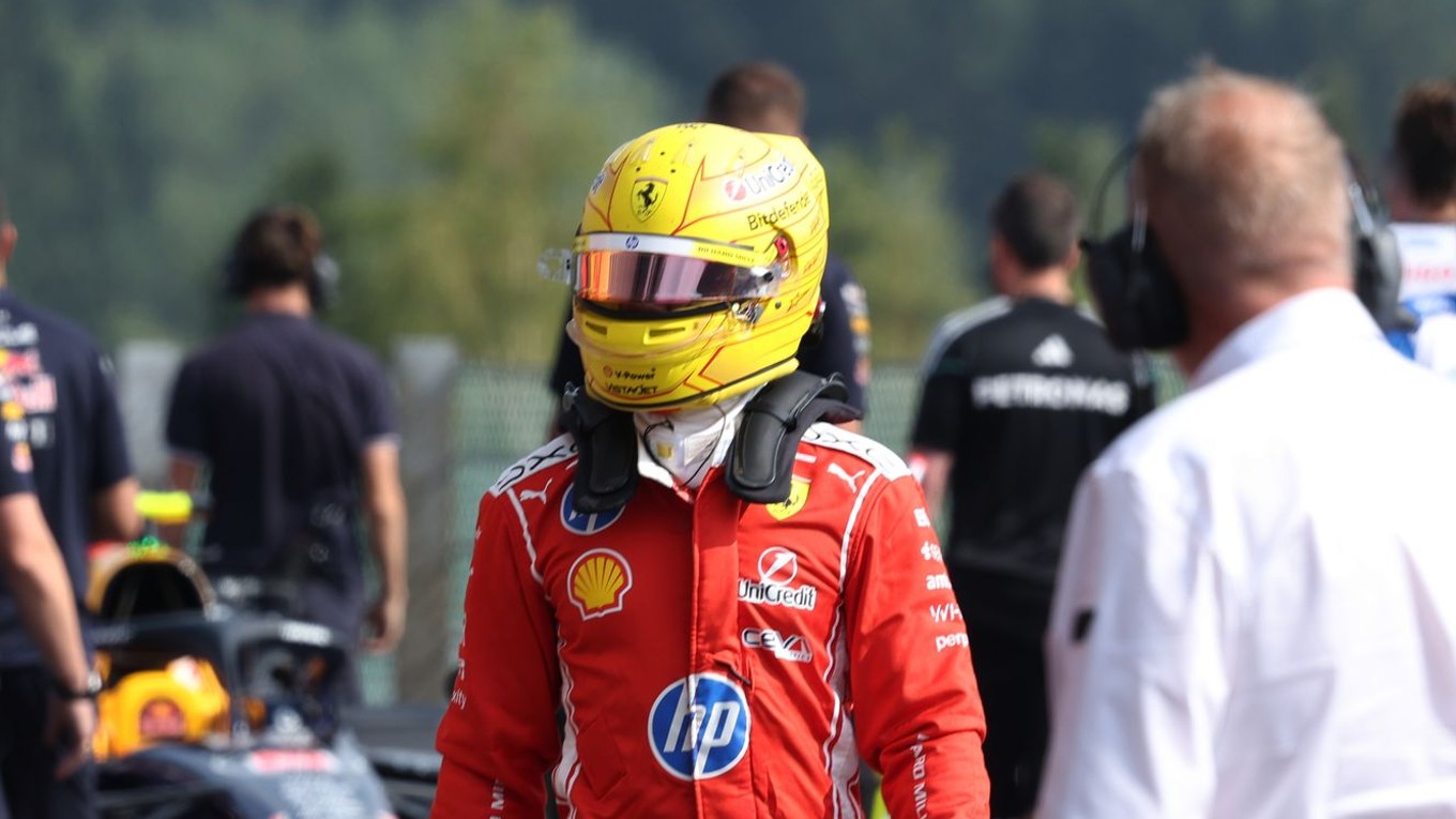 Lewis Hamilton počas Veľkej ceny Belgicka.