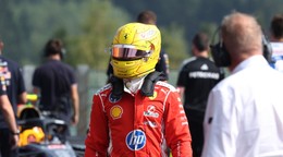 Lewis Hamilton počas Veľkej ceny Belgicka.