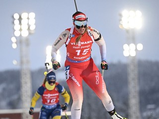 Švajčiarska biatlonistka Lena Häckiová-Grossová.