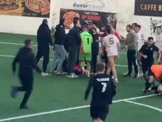 Hromadná bitka v Chorvátsku