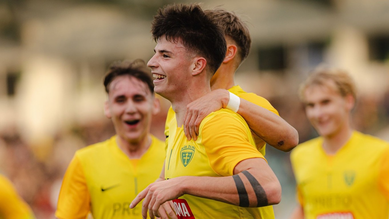 Futbalisti MŠK Žilina do 19 rokov.