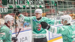 Hokejisti Skalice sa tešia z gólu