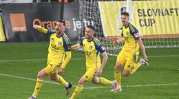 Gólová radosť hráčov FC Košice.