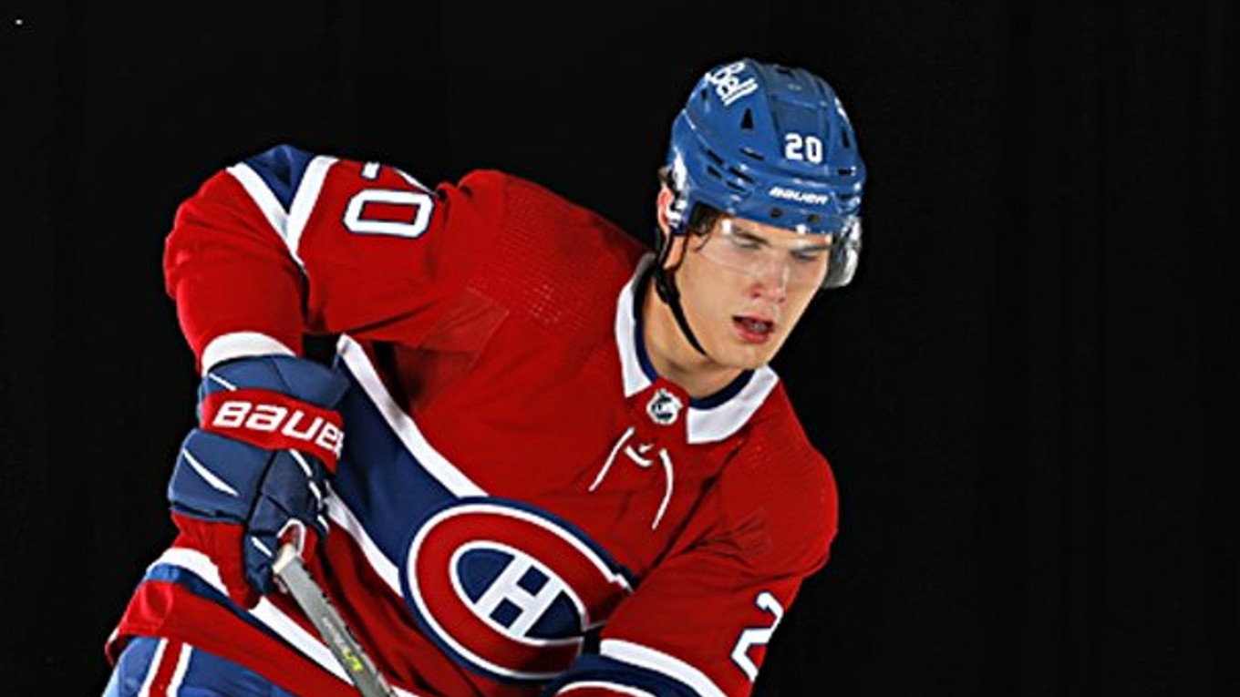 Prvá kartička Juraja Slafkovského.