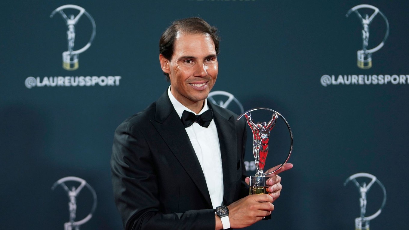 Rafael Nadal s cenou Laureus World Sport Awards.