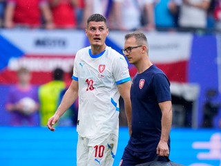 Český futbalista Patrik Schick odstúpil pre zranenie zo zápasu proti Gruzínsku na EURO 2024.