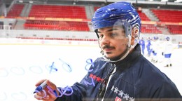 Hlavný tréner slovenskej hokejovej reprezentácie SR U18 Martin Dendis.