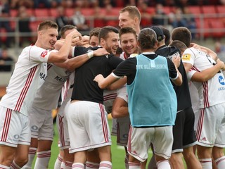 Futbalisti MFK Ružomberok, ilustračná fotografia.