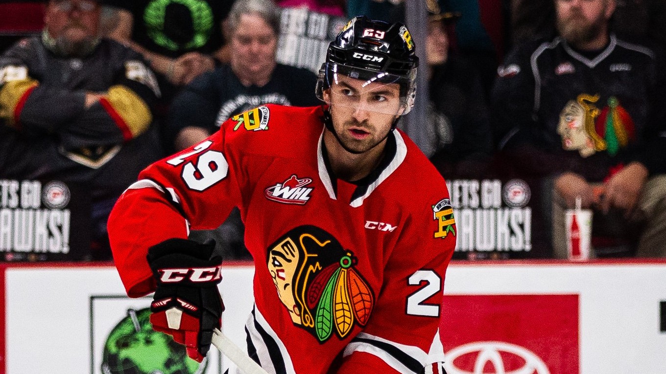 Nick Cicek v drese Portlandu Winterhawks.