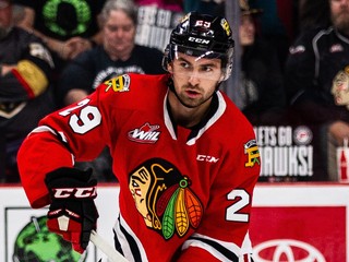 Nick Cicek v drese Portlandu Winterhawks.