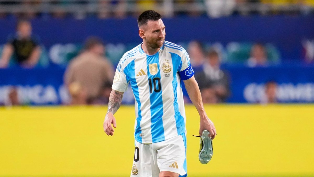 Lionel Messi vo finále Copa América 2024.