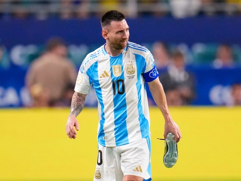 Lionel Messi vo finále Copa América 2024.