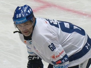 Jaromír Jágr v drese Rytiri Kladno.